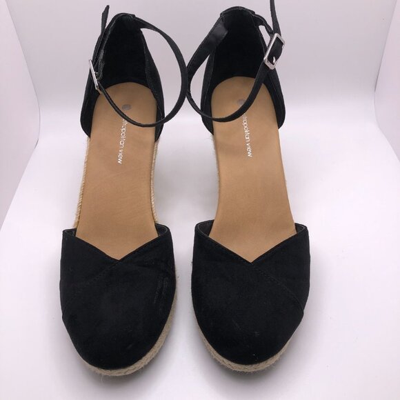 Metropolitan View Bailey Espadrilles Woven Shoes Sling Back Heels Size 9 - Picture 2 of 8